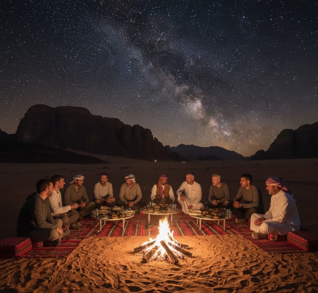 Campfire in Wadi Rum - Photo 4